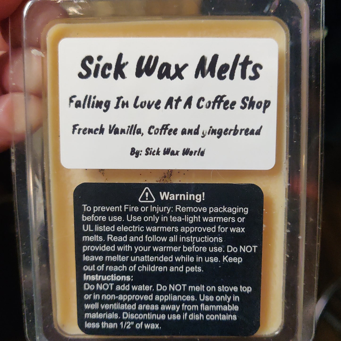 Falling in Love at a Coffee Shop WAX MELTS by Sick Wax World