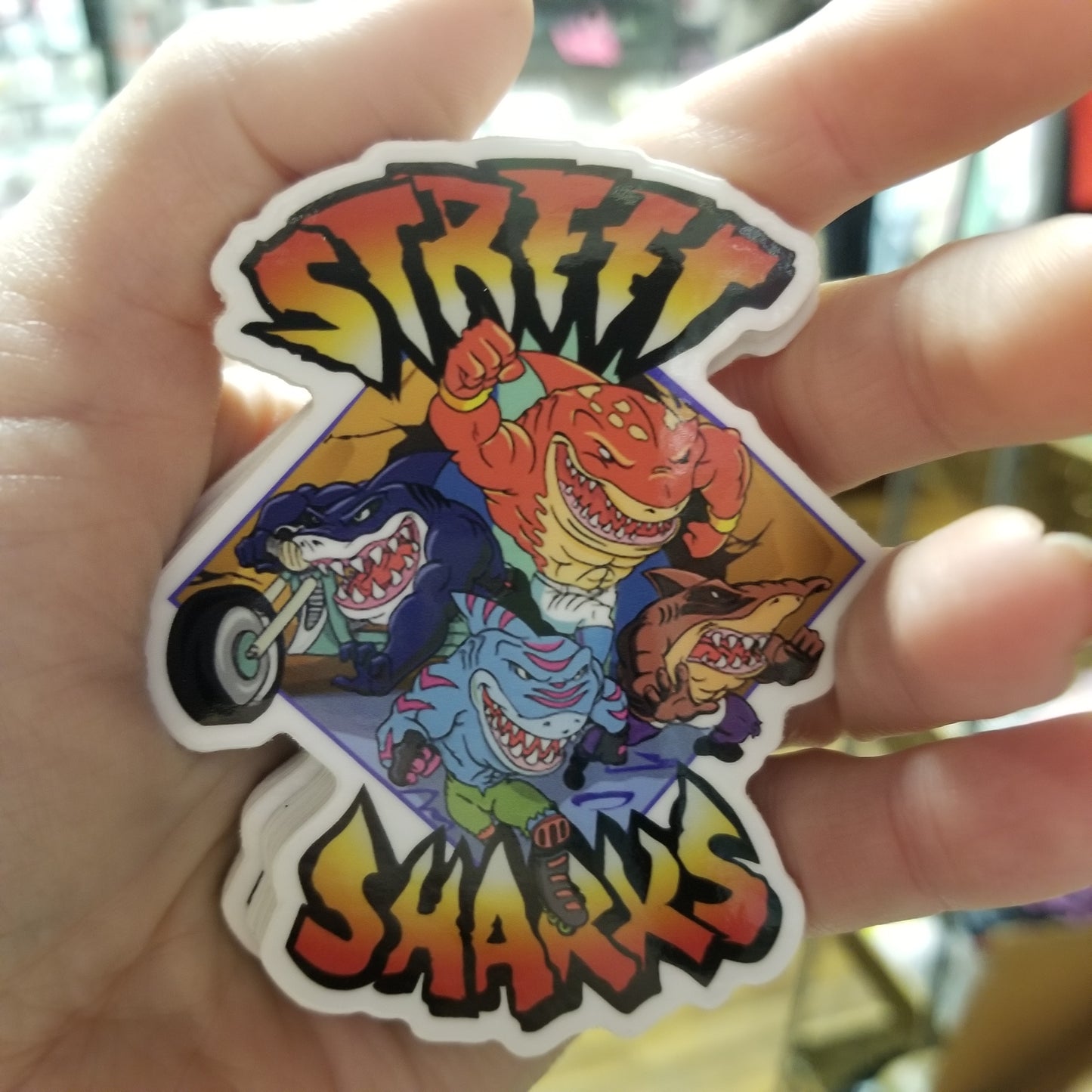 Street Sharks STICKER