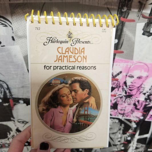 For Practical Reasons Harlequin Romance Book Sketchbooks / NOTEBOOKs