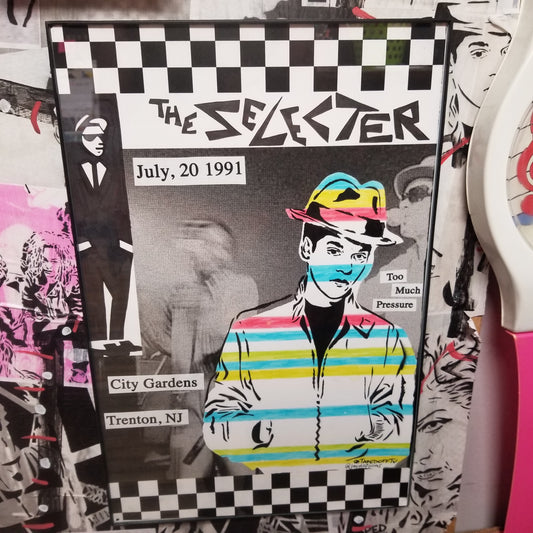 Pauline Black from The Selecter Framed Art Collab POSTER @TapedOffTv X @JayMcQuirns