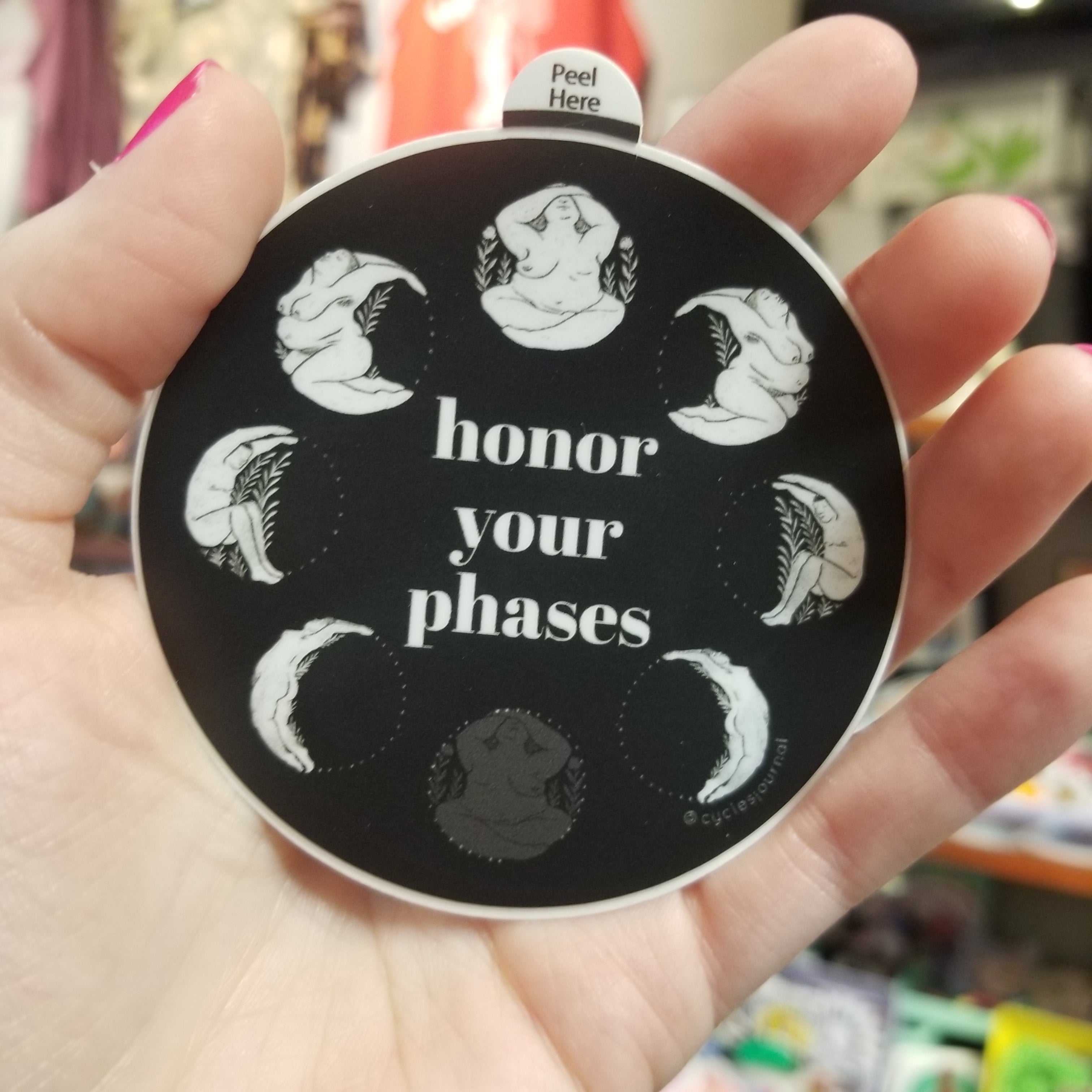 Honor Your Phases STICKER