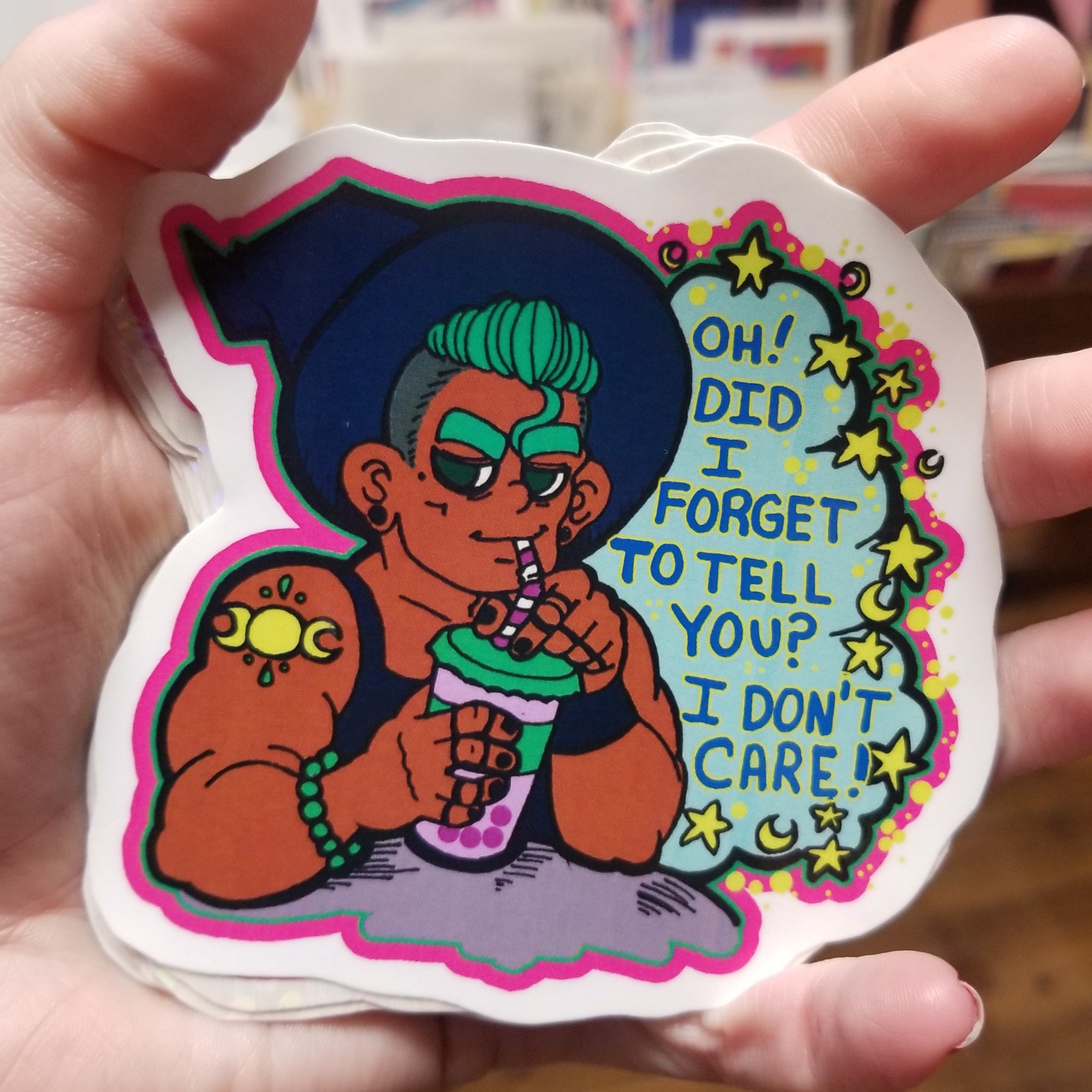 Oh! Did I Forget To Tell You? STICKER by Riot NJ