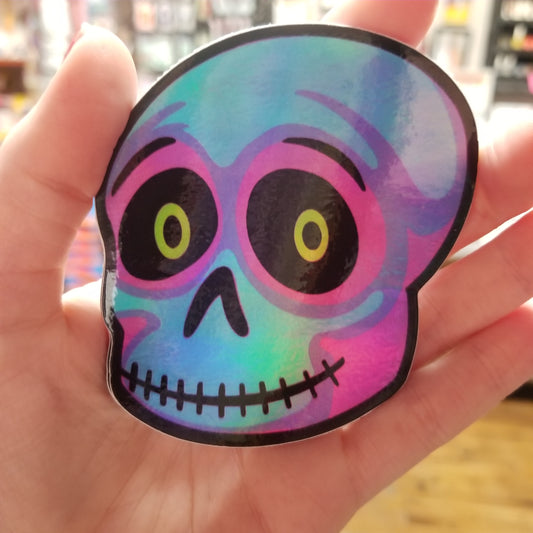 Holographic Tim Reaper Face STICKER