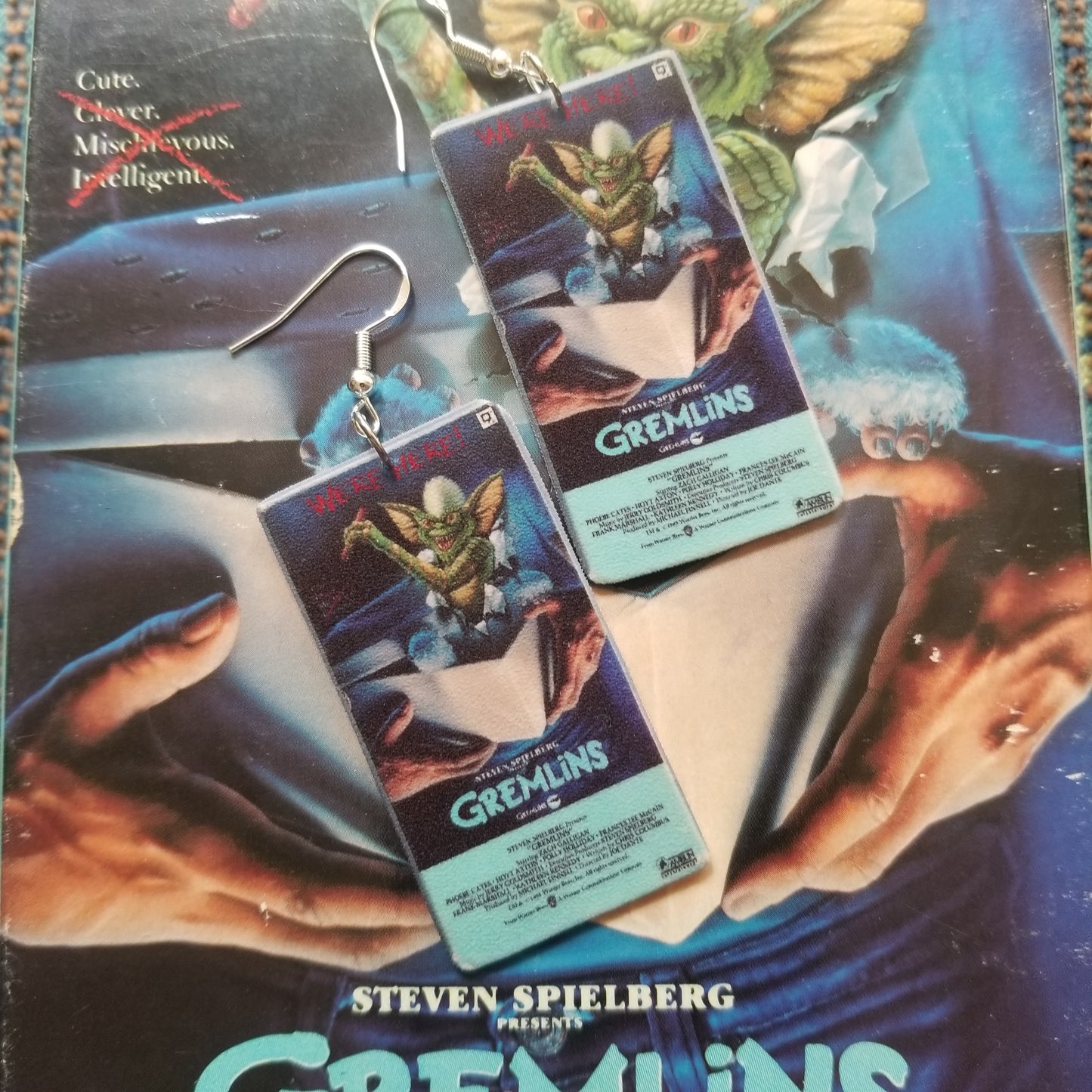 Gremlins VHS Cover EARRINGS