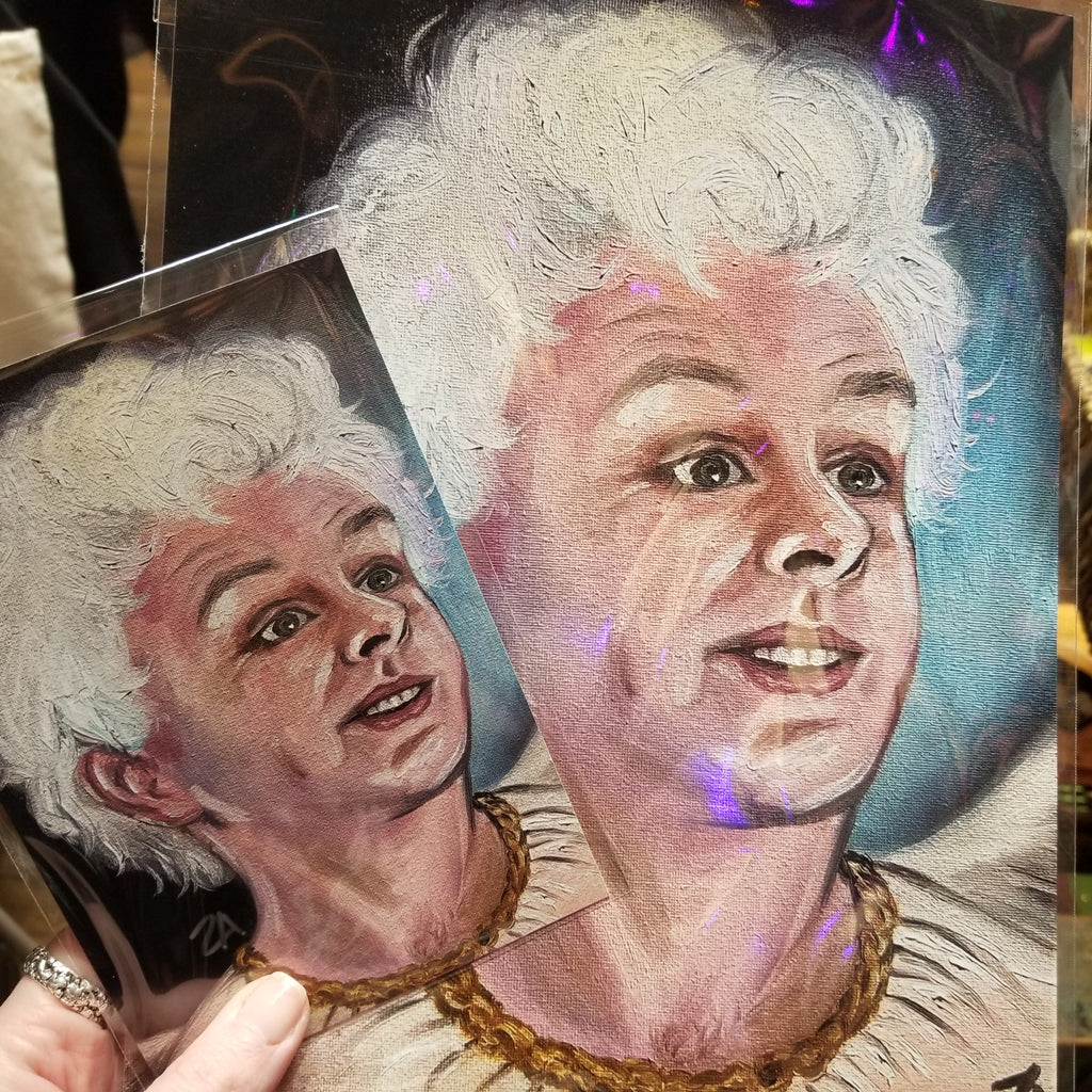 Aziraphale Oil Painting PRINT by Burden on Society