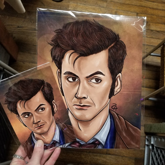 Tenth Doctor PRINT by Burden on Society