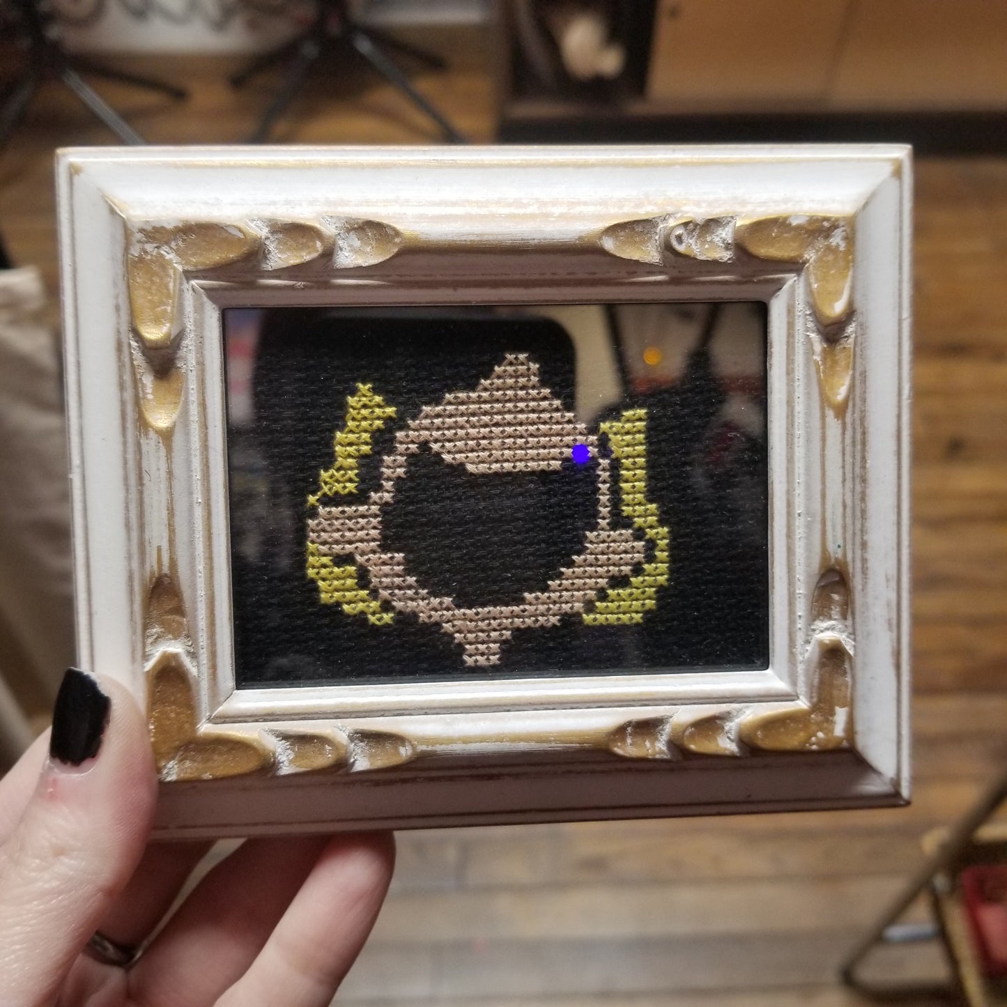 Sally Framed Cross-Stitch