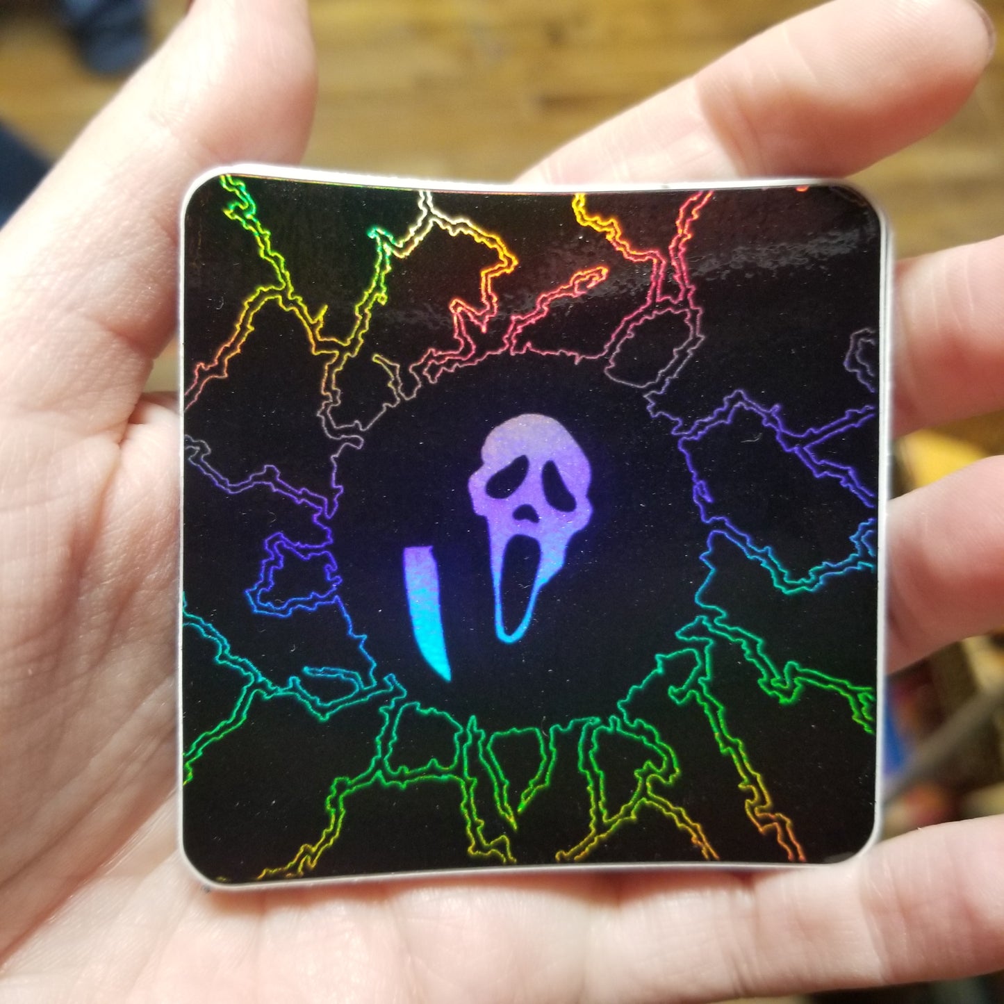 Scream Holographic STICKER by snug baby