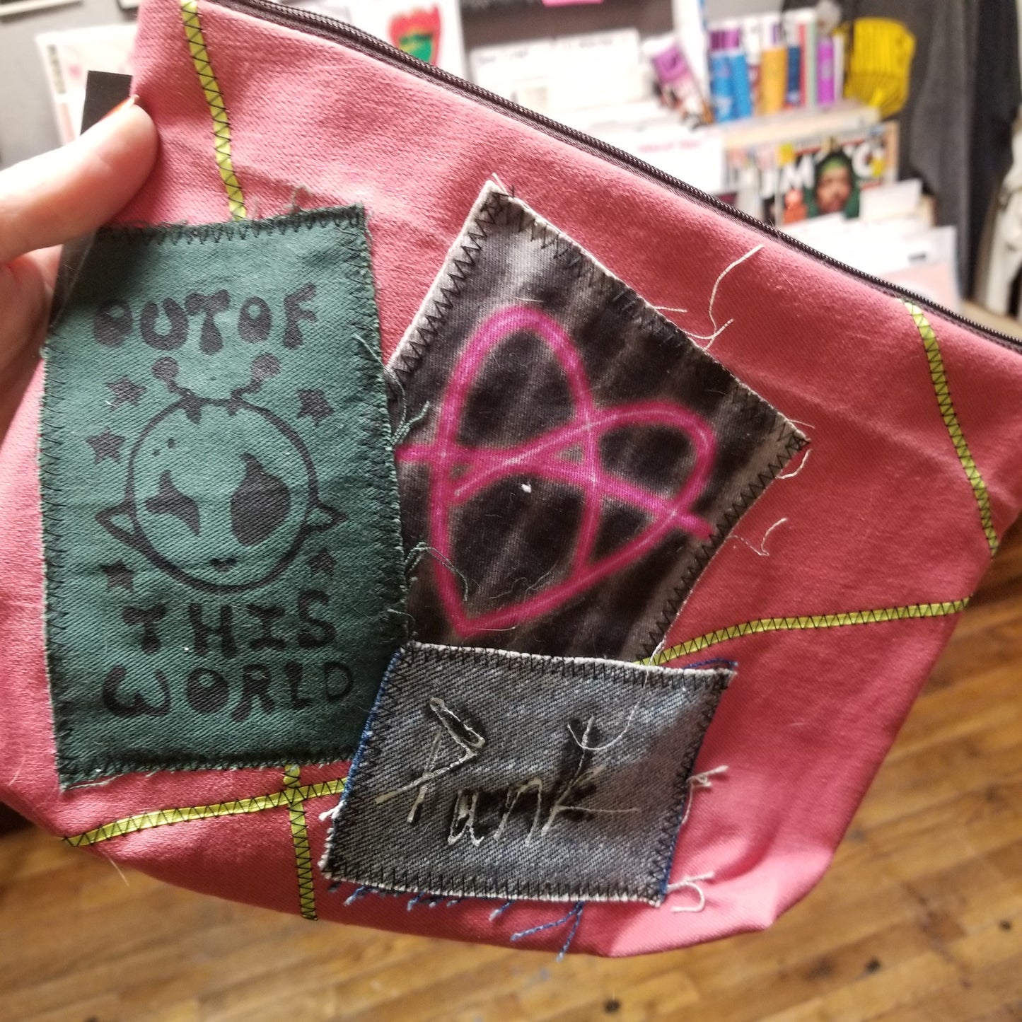Out Of This World Patchwork BAG / Zipper POUCH