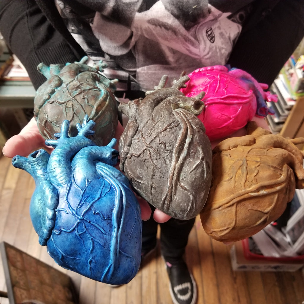 Hand Sculpted Anatomical Heart Wall Hanging