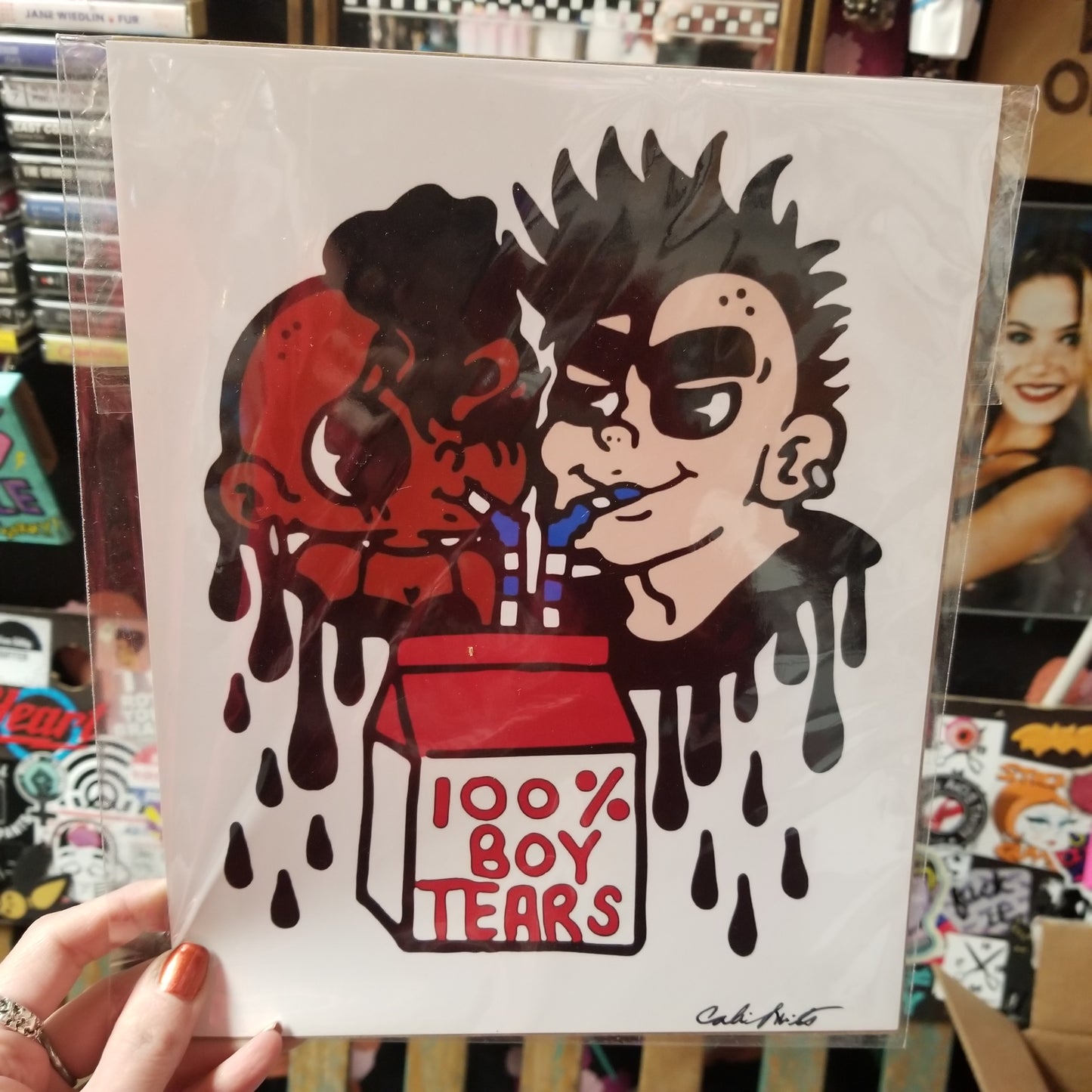 100 % Boy Tears PRiNT by Riot NJ