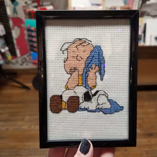 Linus Framed Cross-Stitch