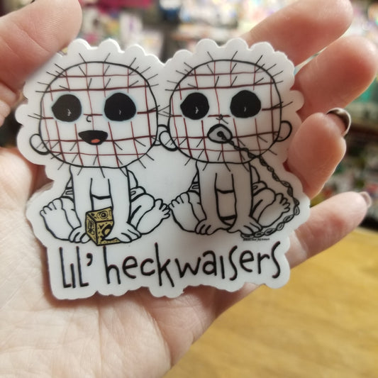 Lil' Heckwaisers Clear background STICKER