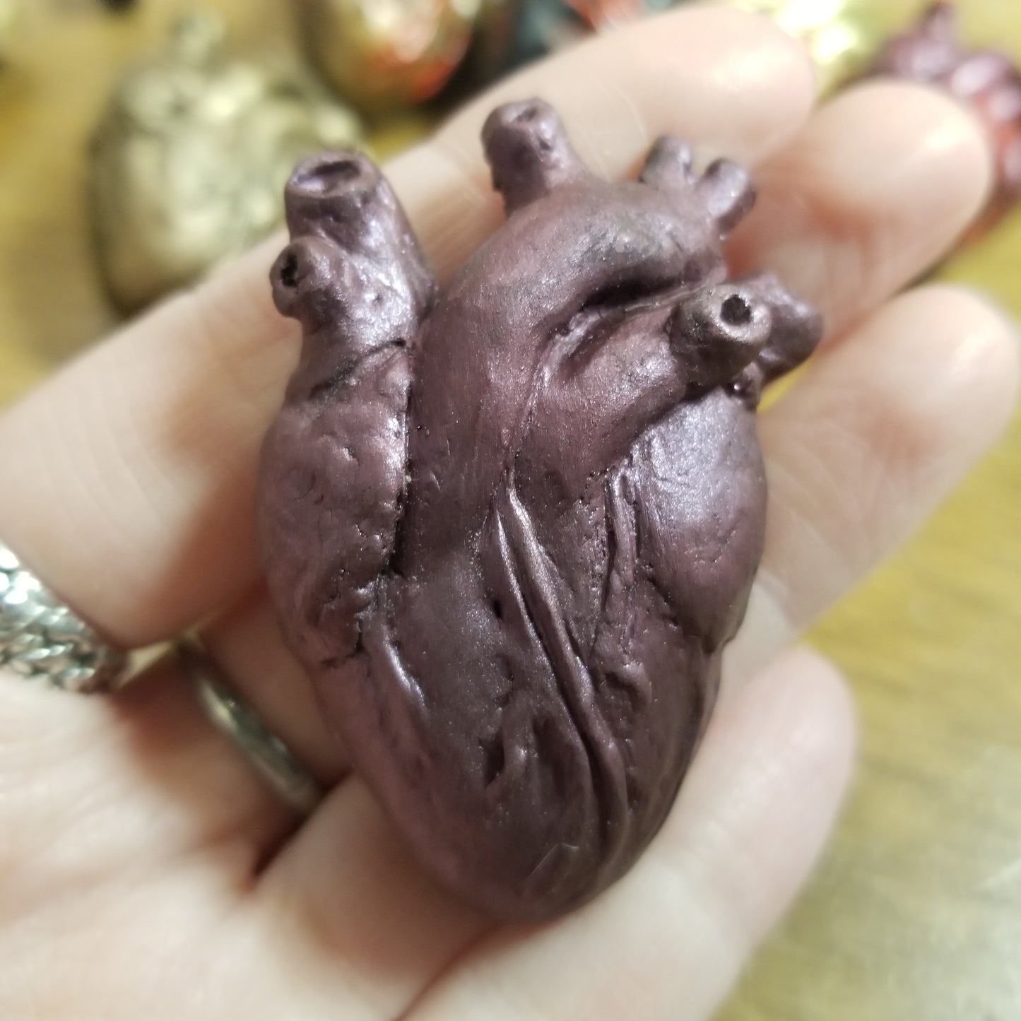 Anatomical Heart Hand-sculpted PINS