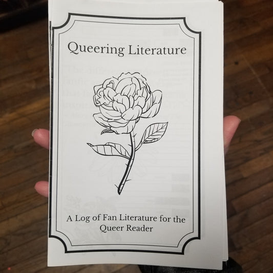 Queering Literature: A Log of Fan Literature for the Queer Reader ZINE by Skullduggery Studio