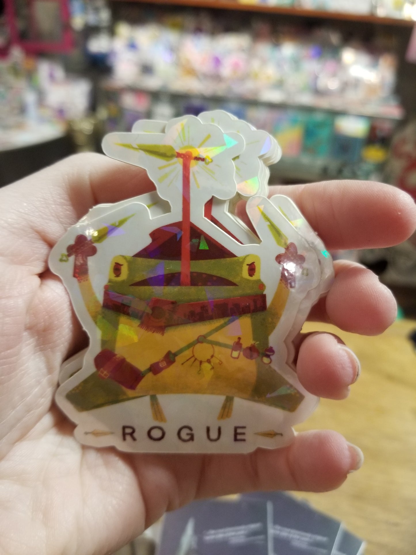 Rogue Frog Holographic STICKER