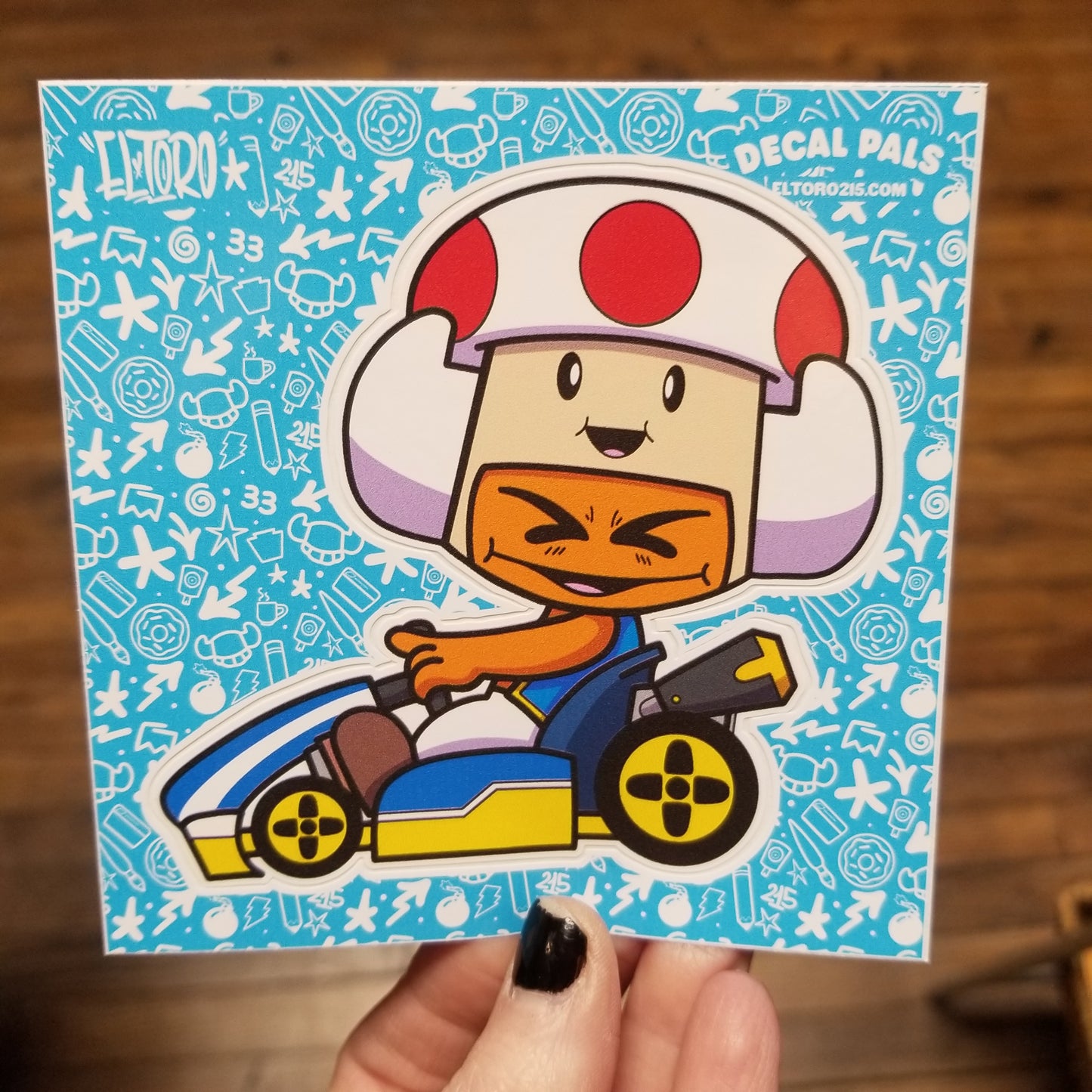 Toad Toro STICKER by EL TORO