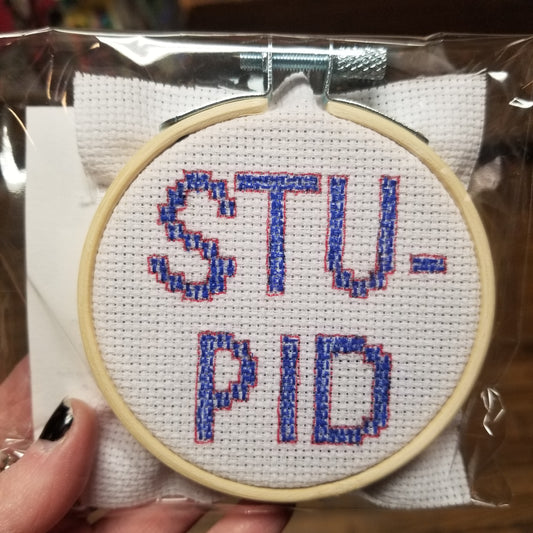 STU-PID Empire Records Cross Stitch Kit