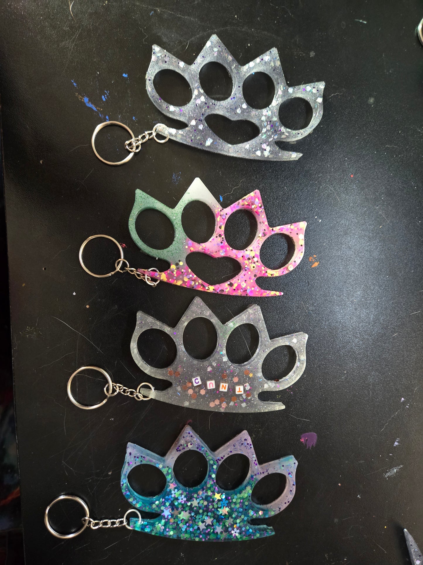 Knucks Resin Defense GRIPs/ KEYCHAINS