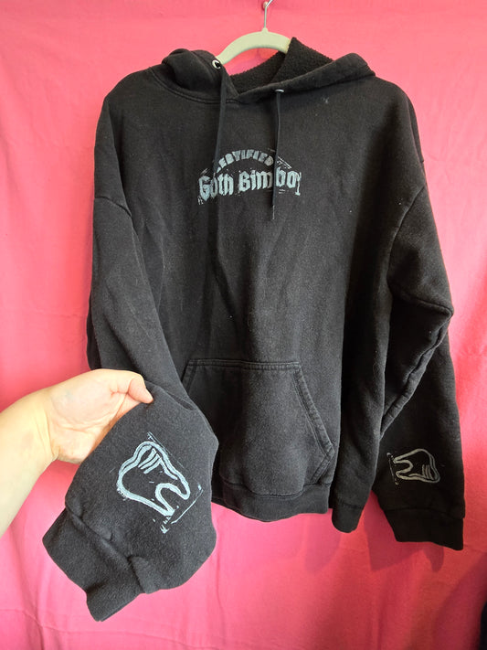 Certified Goth Bimbo Upcycled HOODIE