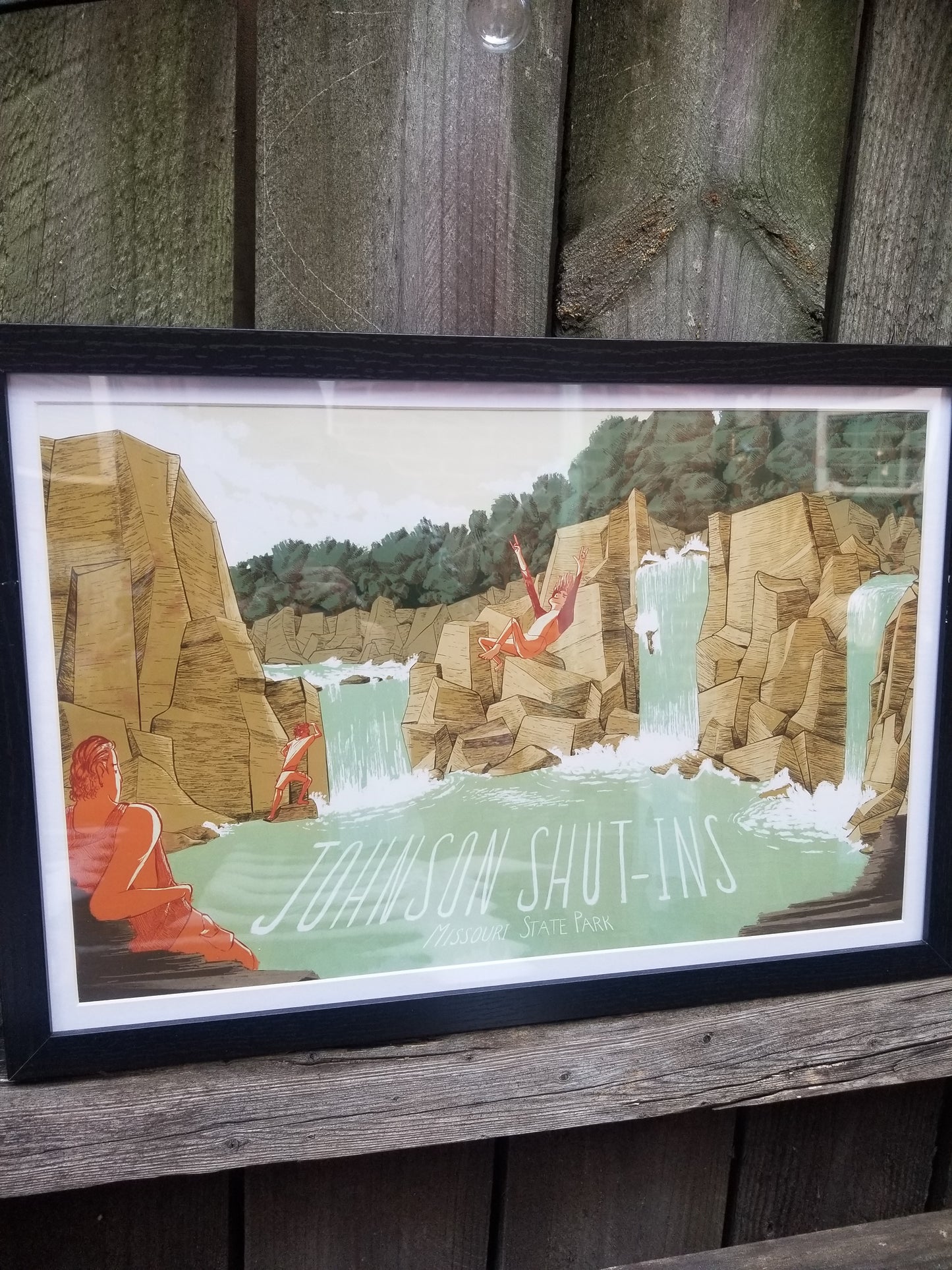 Johnson Shut-Ins Missouri State Park POSTER / PRINT FRAMED