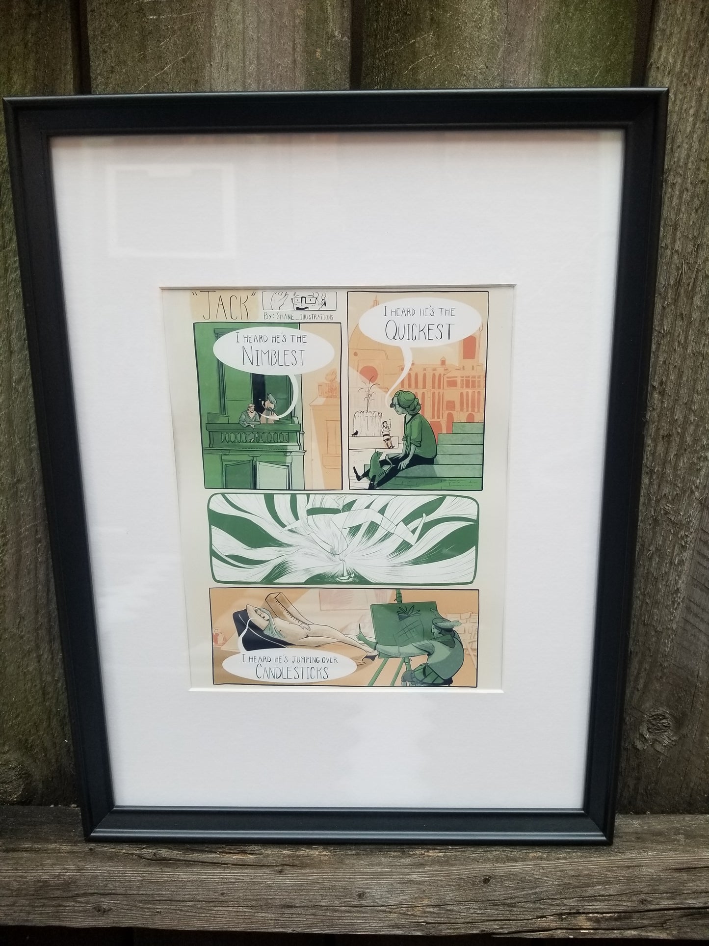 Jack Comic Strip POSTER / PRINT FRAMED