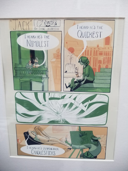 Jack Comic Strip POSTER / PRINT FRAMED