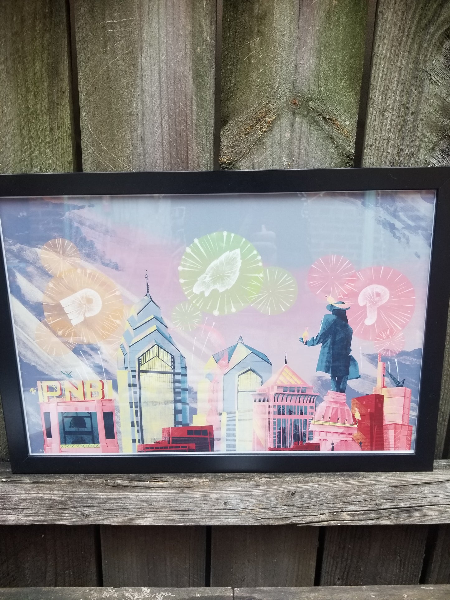 Philly Skyline POSTER / PRINT FRAMED