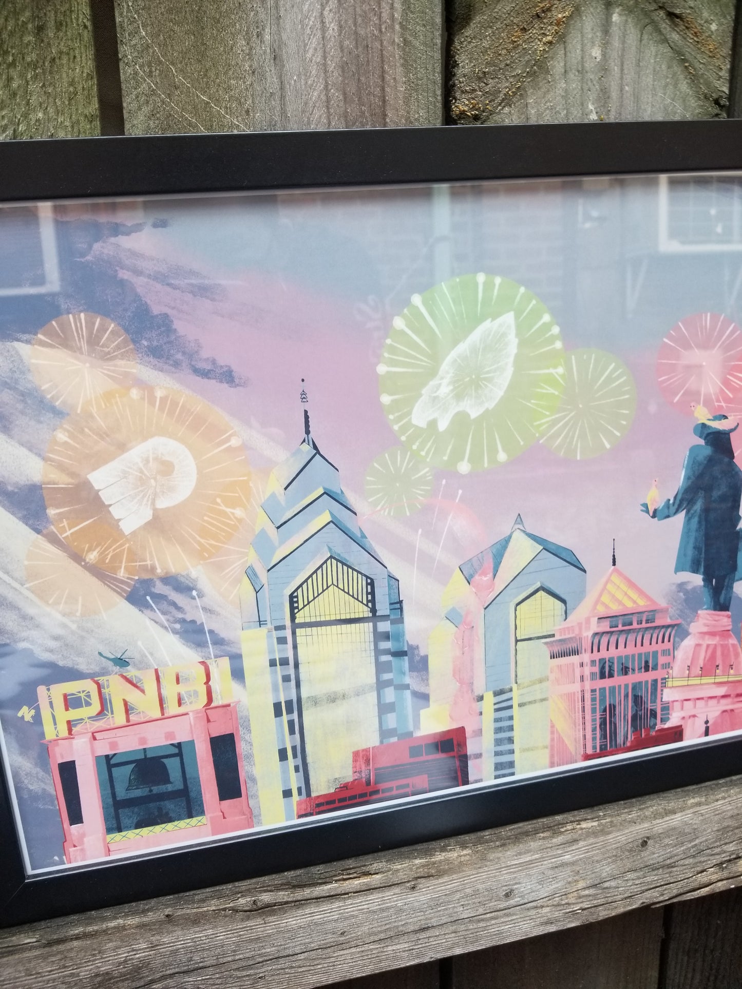 Philly Skyline POSTER / PRINT FRAMED