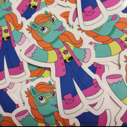 Bright Eyes Pony STICKER by Millie Dubois