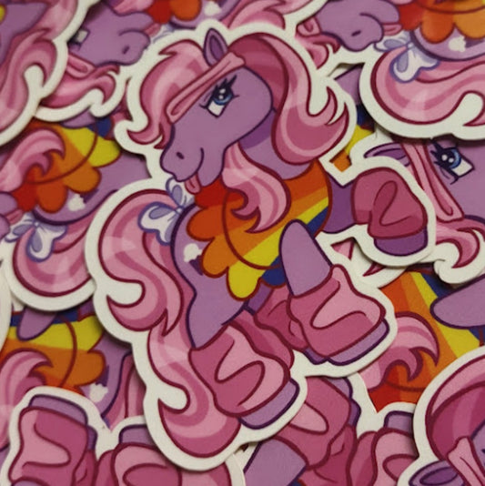 Flash Prance Pony STICKER by Millie Dubois