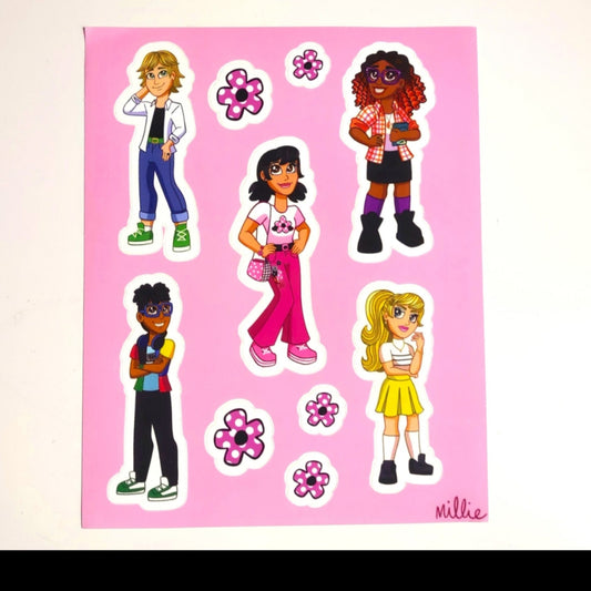 Spot On Style STICKER SHEET by Millie Dubois