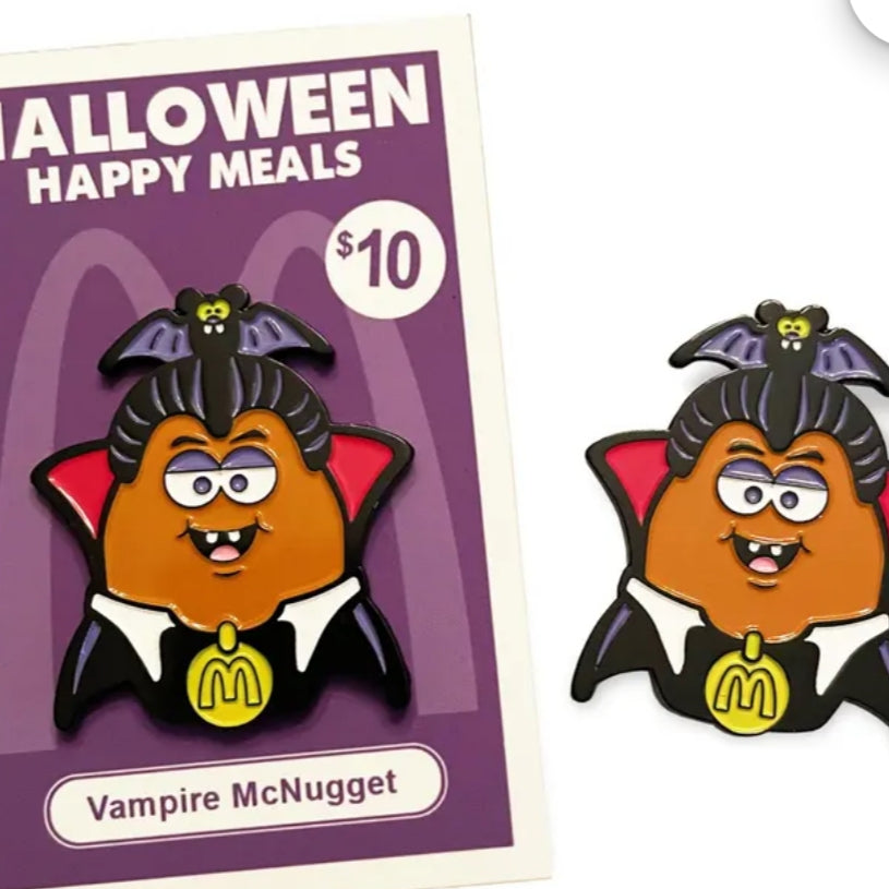 Halloween Nugs ENAMEL PIN by mattcandraw