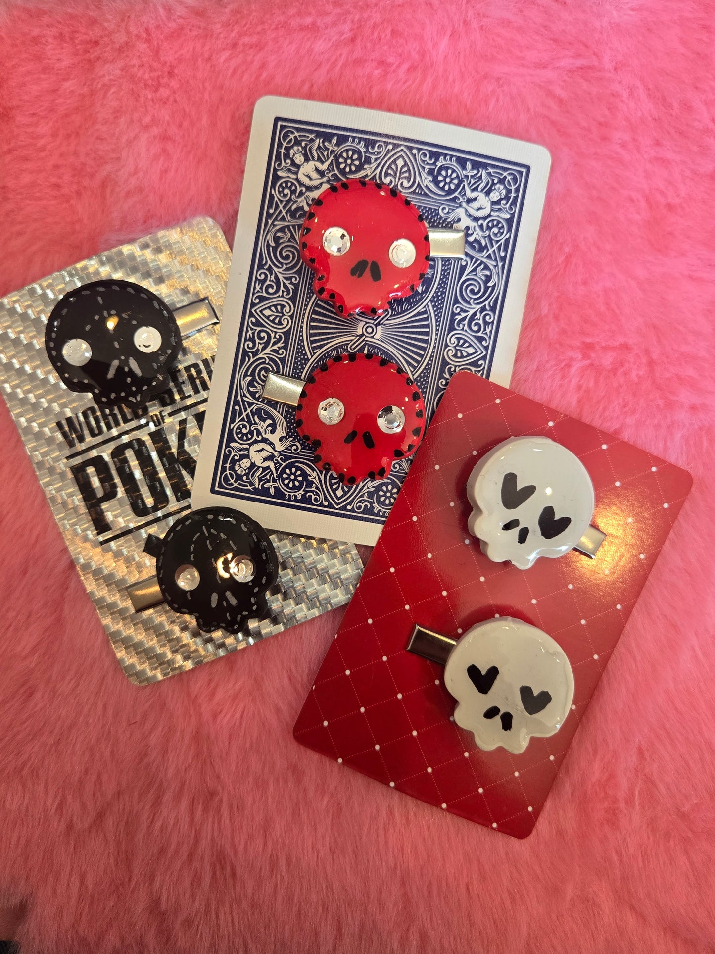 Skull HAIR PINS by Skullduggery Studio