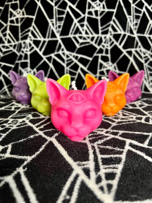 Cat Eye Pillar CANDLE by Sick Wax World