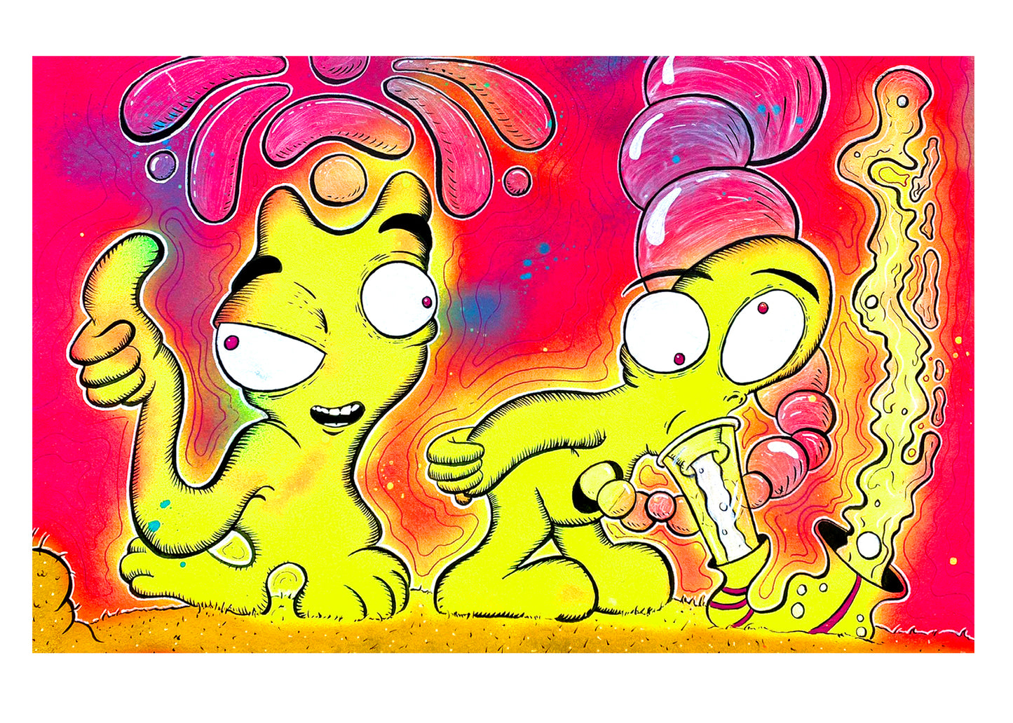 Alien Bong PRINT