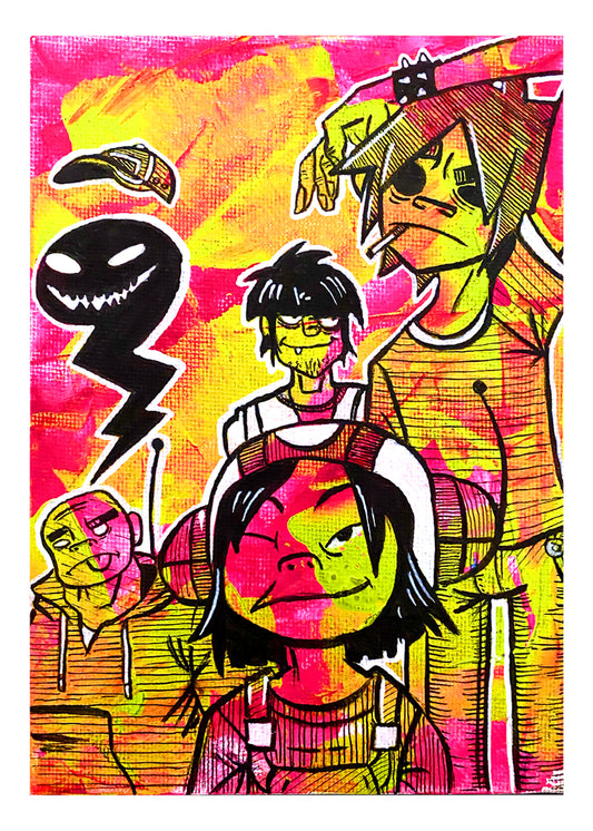 Bunch of Gorillas STICKER