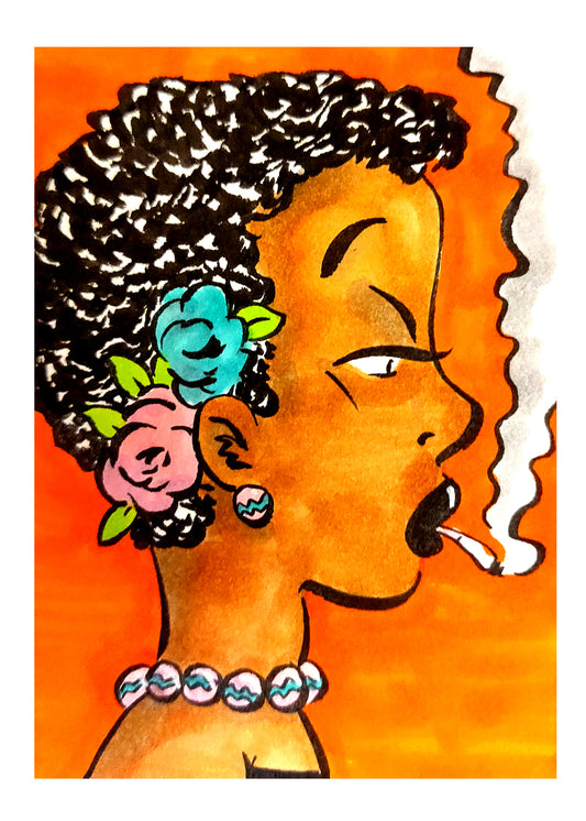 Orange Smoker PRINT