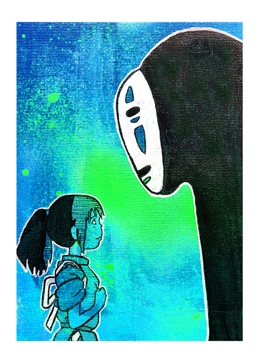 Spirited Face Off PRINT