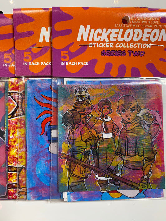 Nick Toons Series Two STICKER PACK