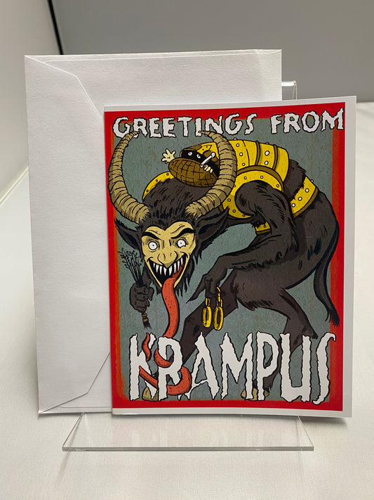 Krampus GREETING CARD
