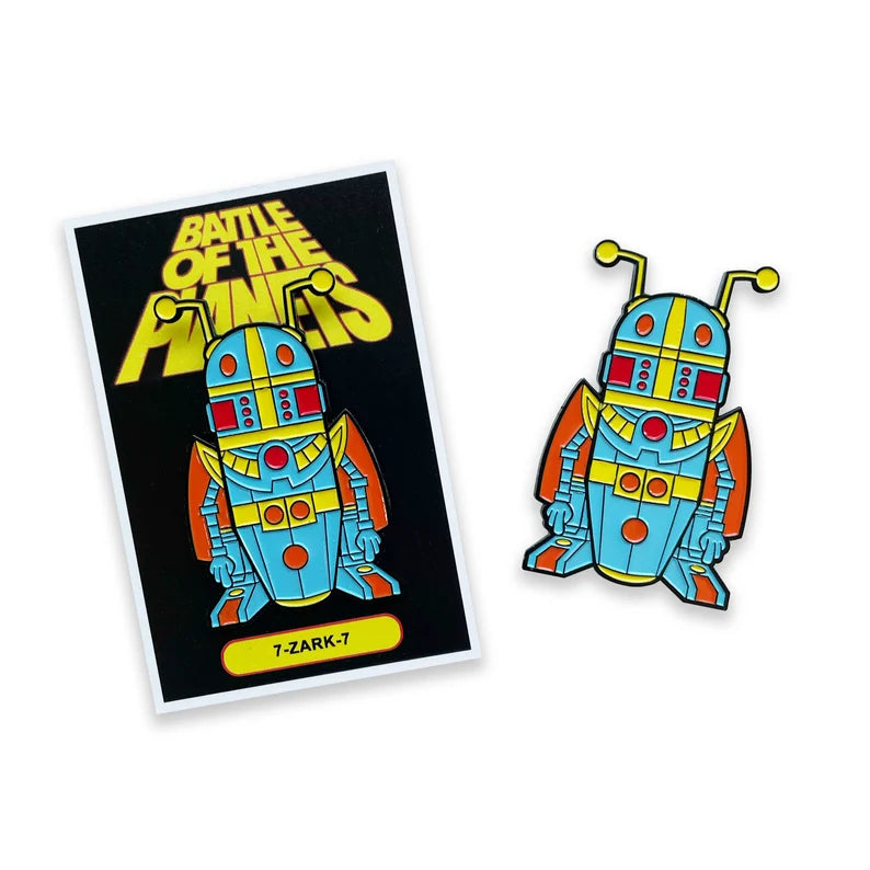 7 Zark 7 ENAMEL PIN by mattcandraw