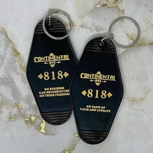 The Continental Room 818 Key Tag KEYCHAIN