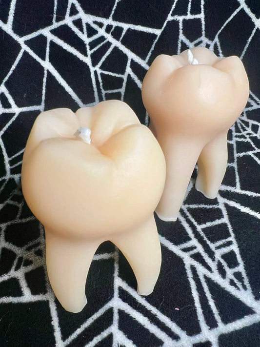 Tooth CANDLE by Sick Wax World