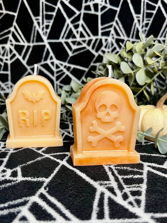 Tombstone Pillar CANDLE by Sick Wax World