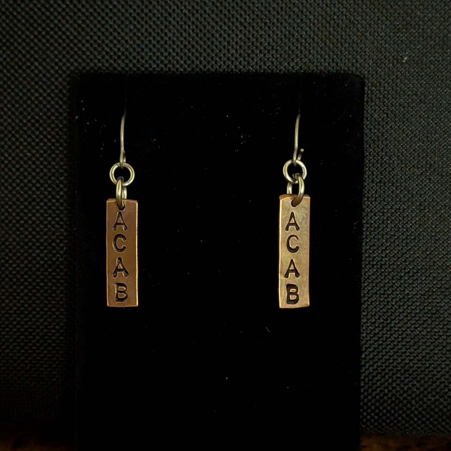 ACAB Copper EARRINGS by Sixth House Ego