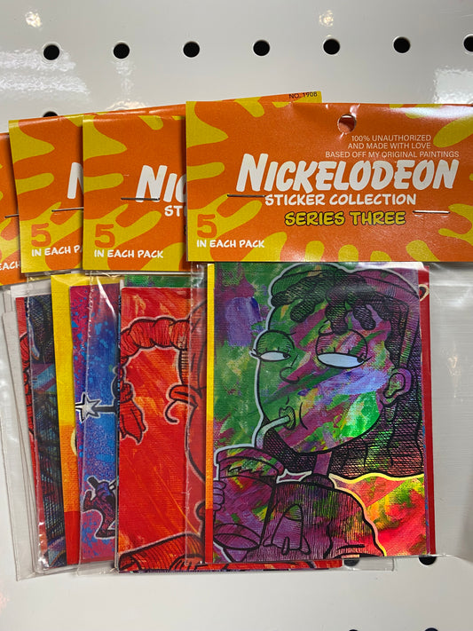 Nick Toons Series Three STICKER PACK