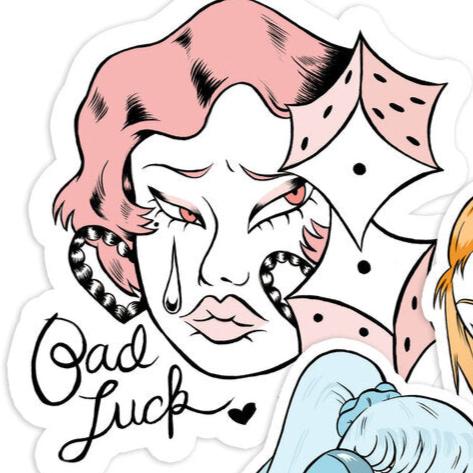 Bad Luck STiCKER – SouthStreetArtMart