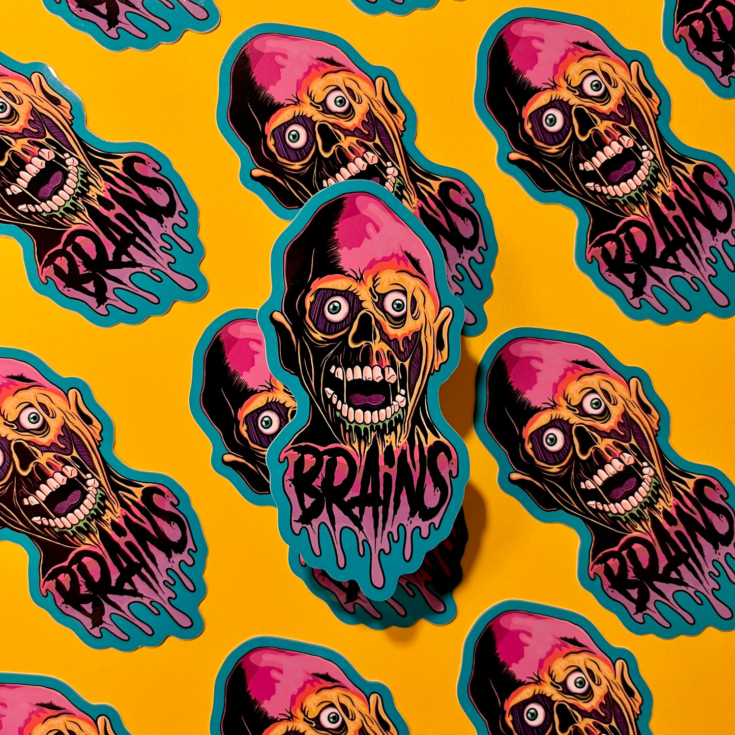 Brains Tarman Living Dead STiCKER