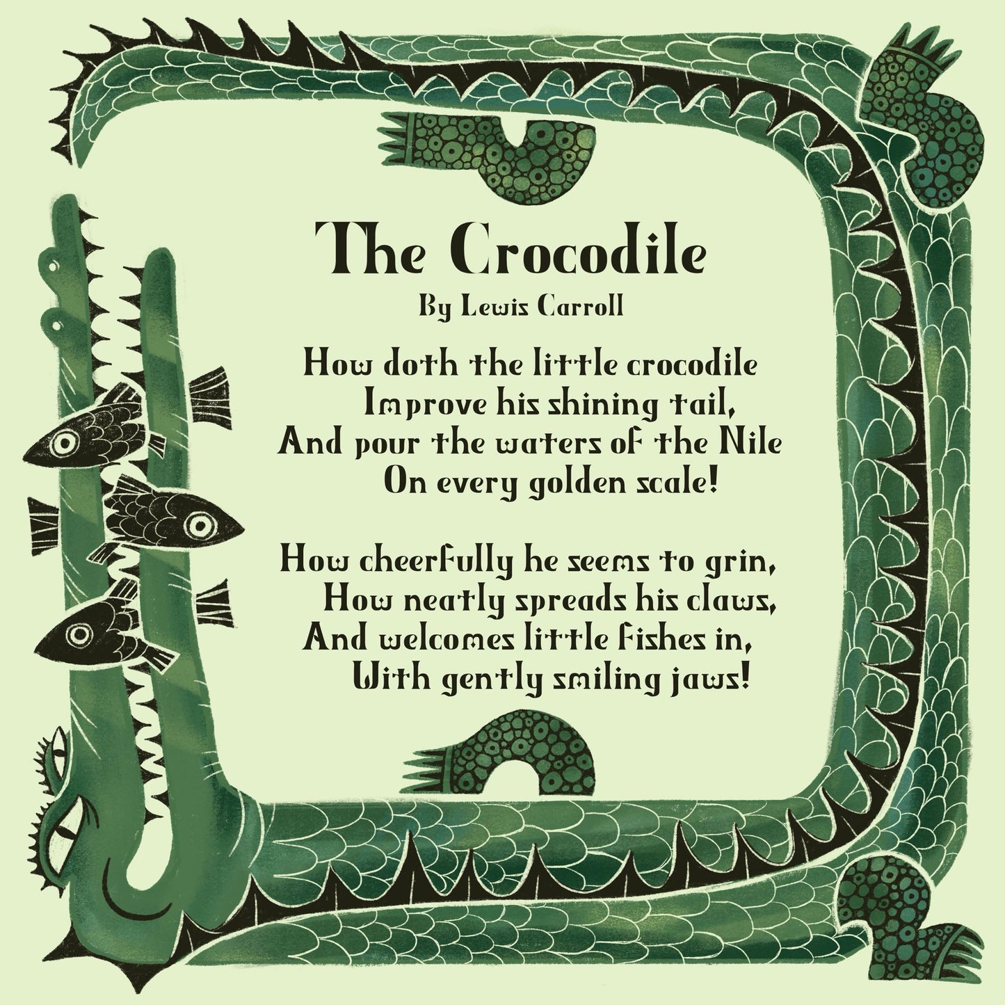 The Crocodile PRiNT by Spawn's Art